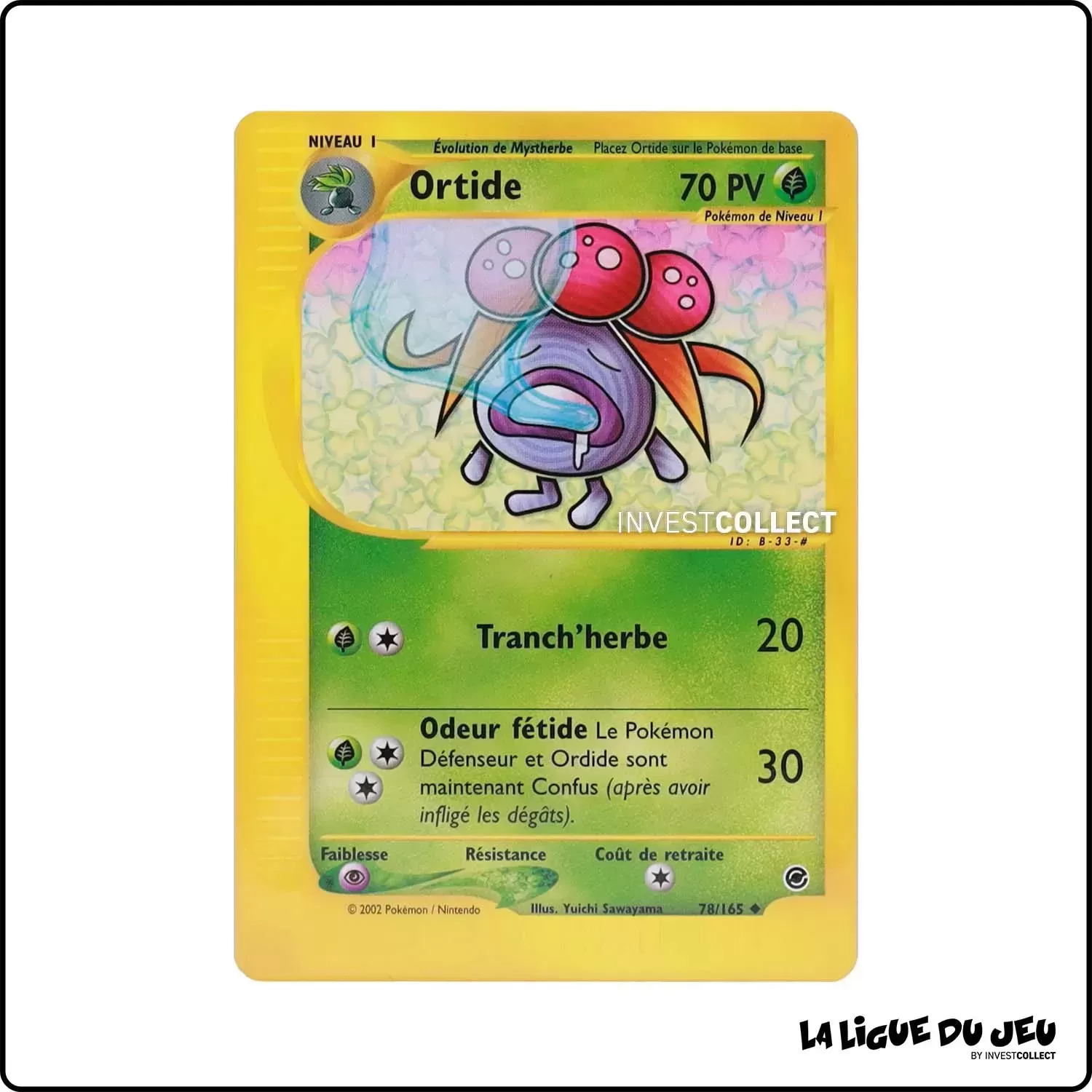 Peu commune - Pokemon - Expedition - Ortide 78/165 Wizards - 1