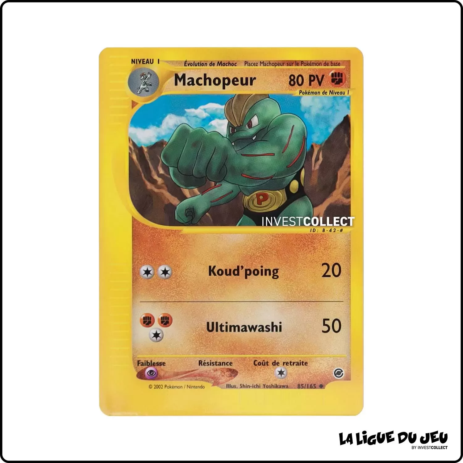 Peu commune - Pokemon - Expedition - Machopeur 85/165 Wizards - 1