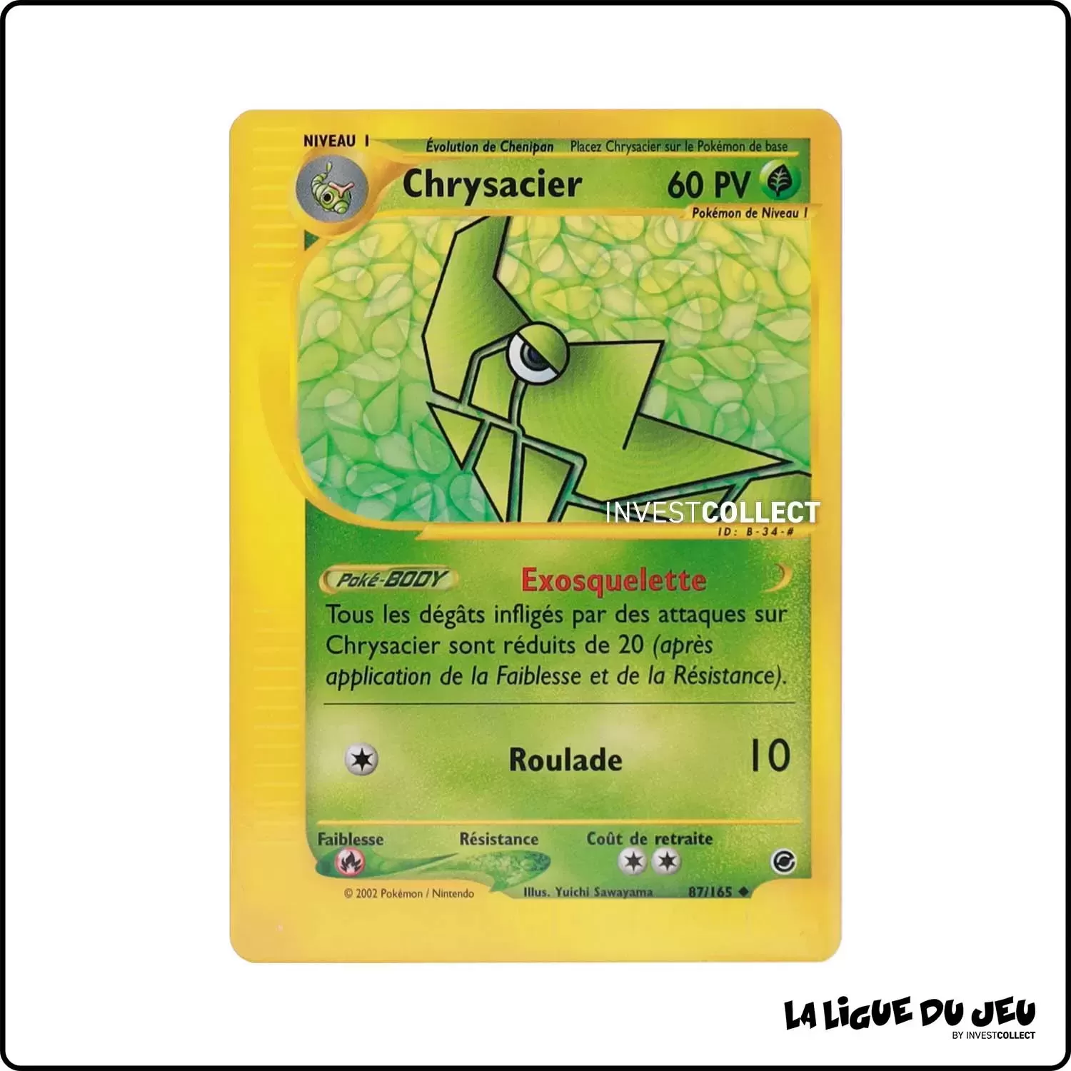 Peu commune - Pokemon - Expedition - Chrysacier 87/165 Wizards - 1