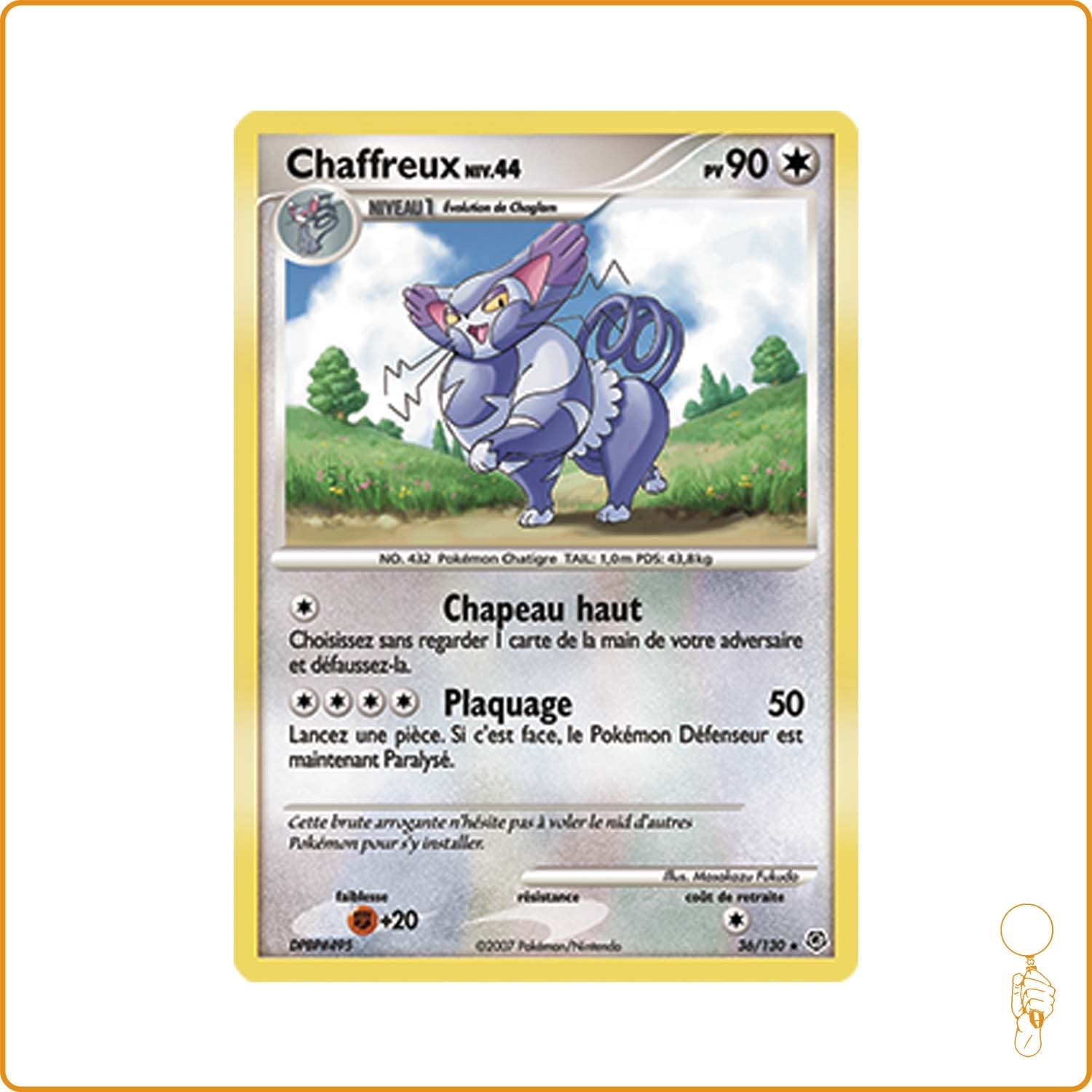 Rare - Pokemon - Diamant et Perle de Base - Chaffreux 36/130 The Pokémon Company - 1