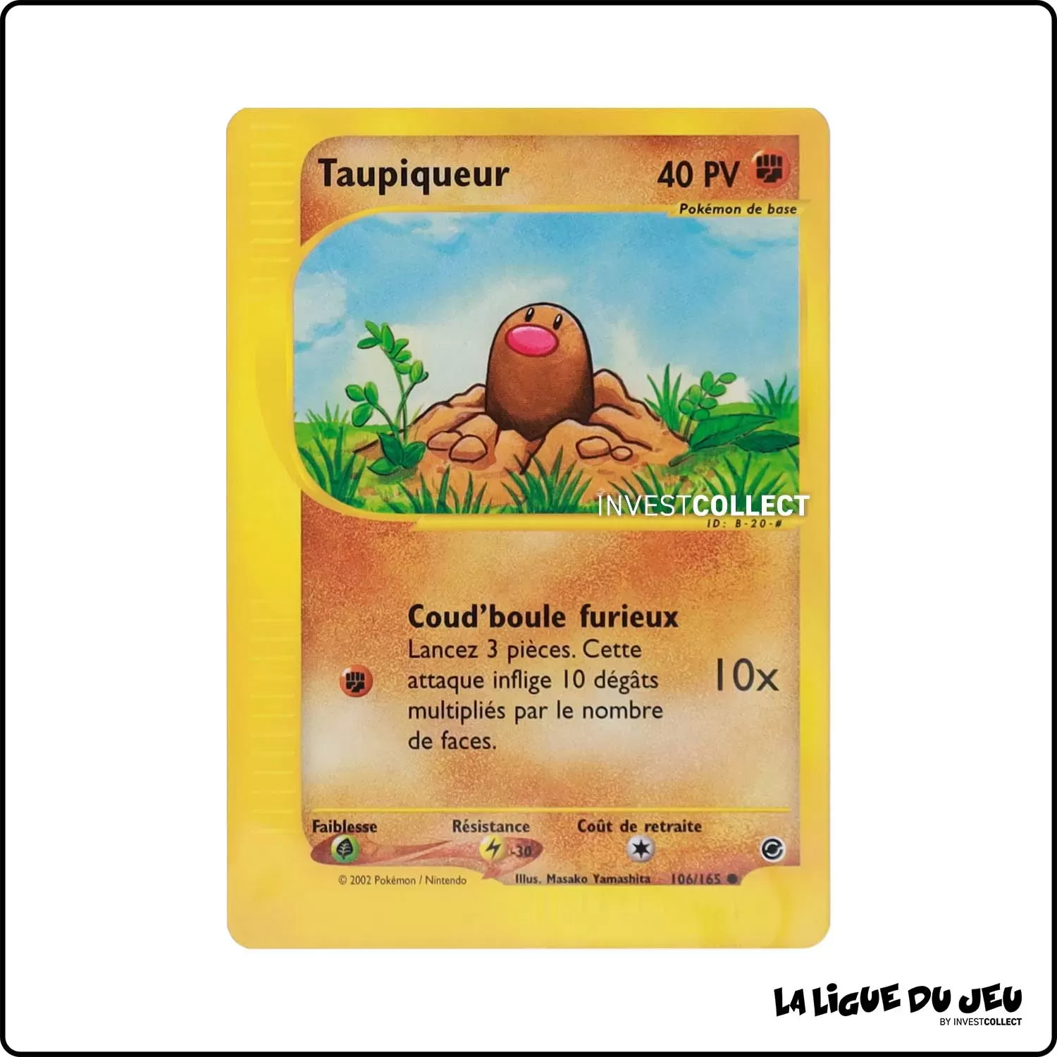 Commune - Pokemon - Expedition - Taupiqueur 106/165 Wizards - 1