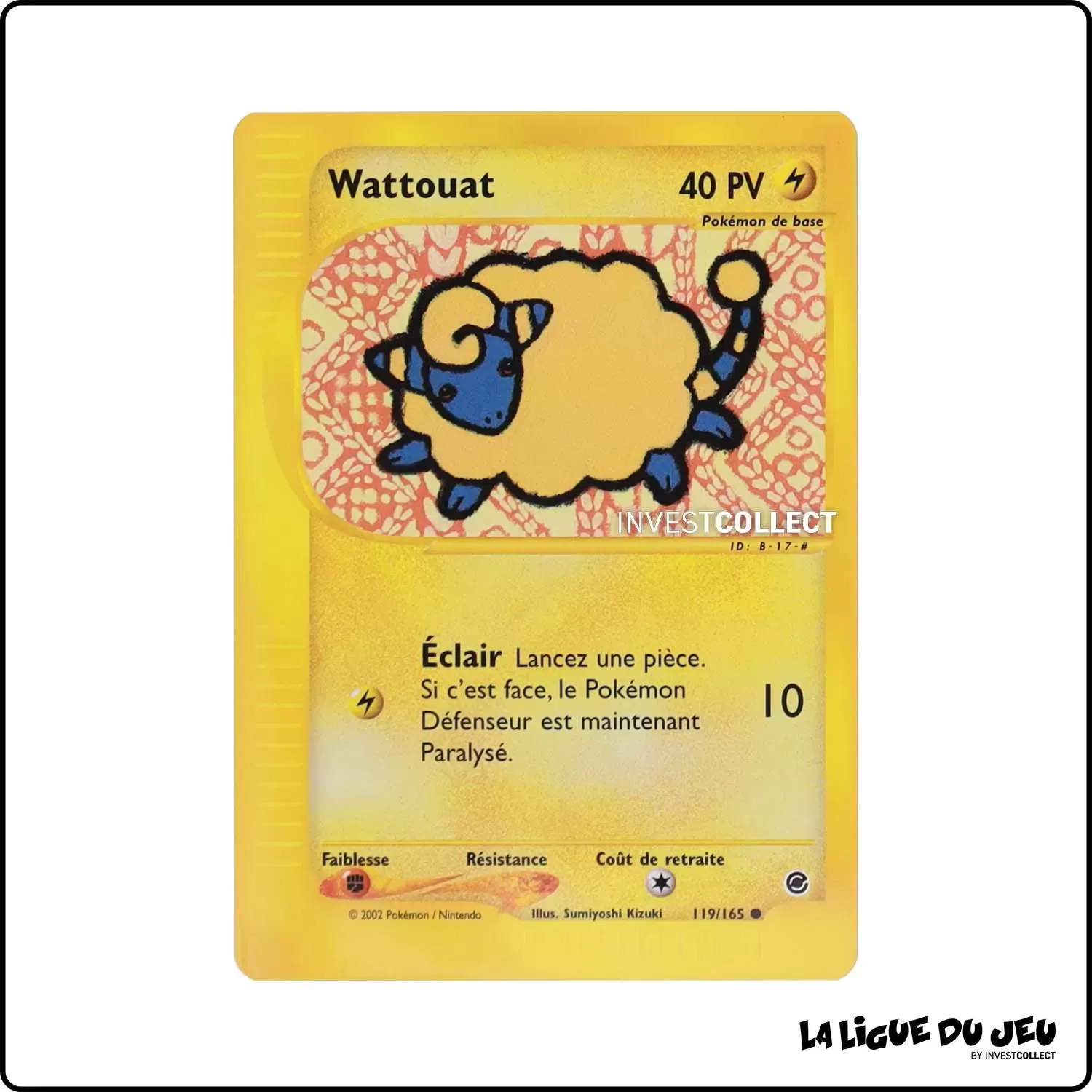 Commune - Pokemon - Expedition - Wattouat 119/165 Wizards - 1