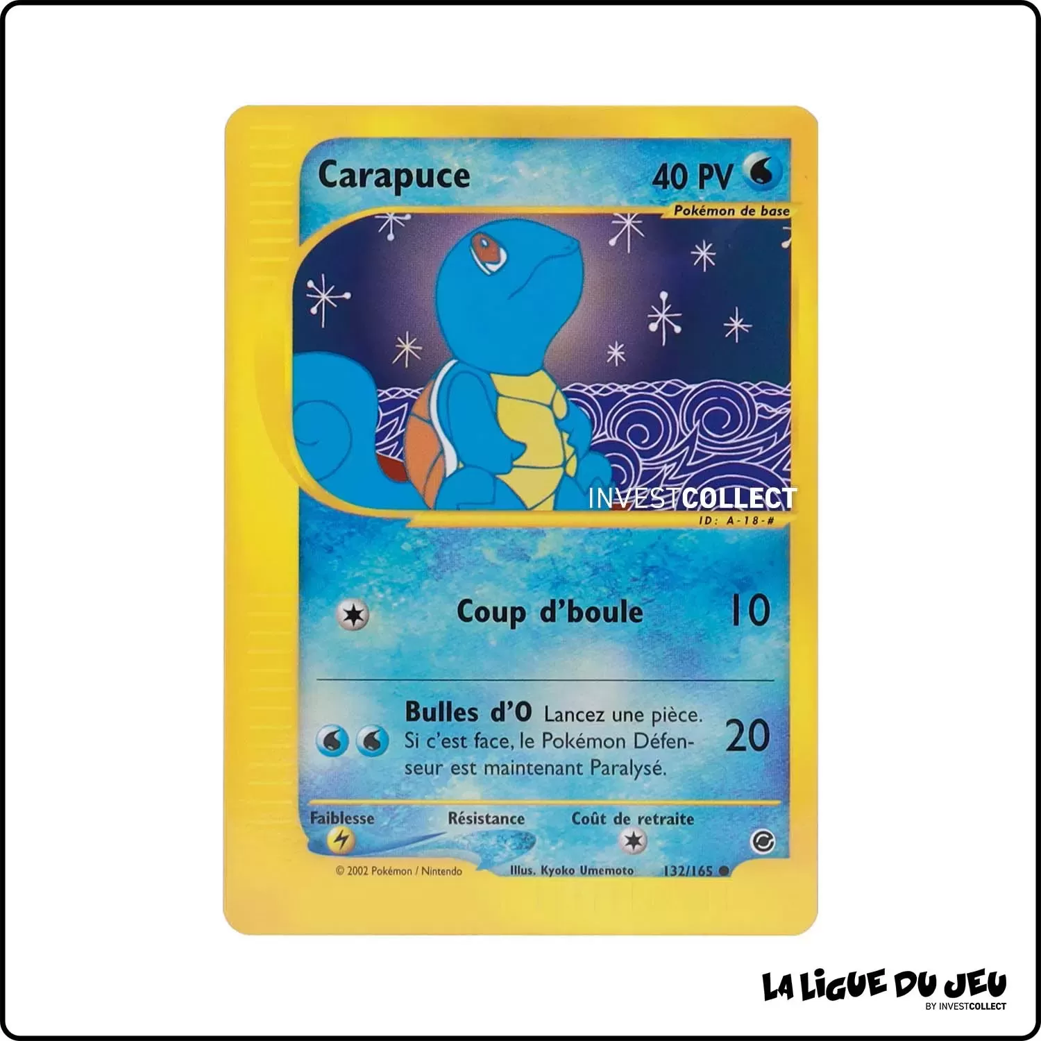 Commune - Pokemon - Expedition - Carapuce 132/165 Wizards - 1