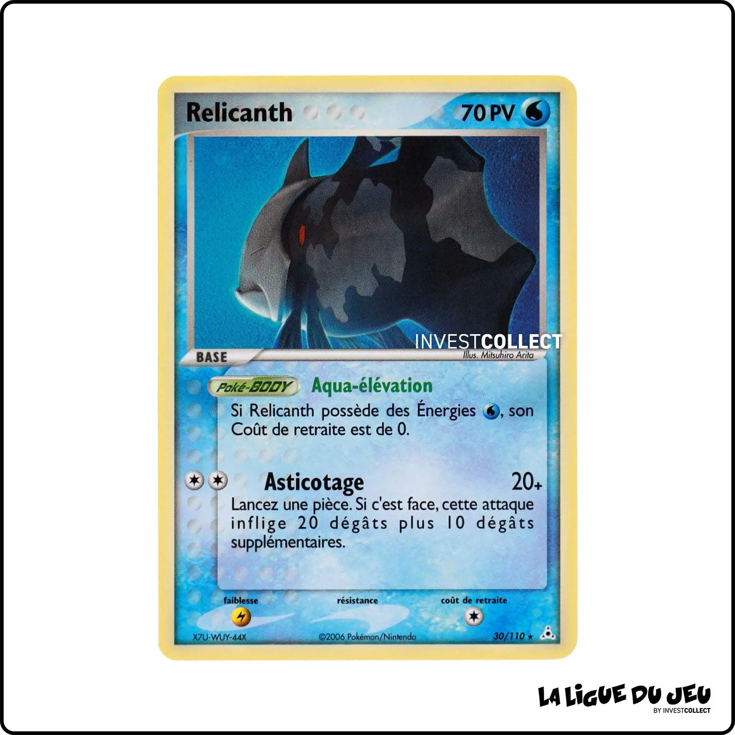 Rare - Pokemon - Fantômes Holon - Relicanth 30/110