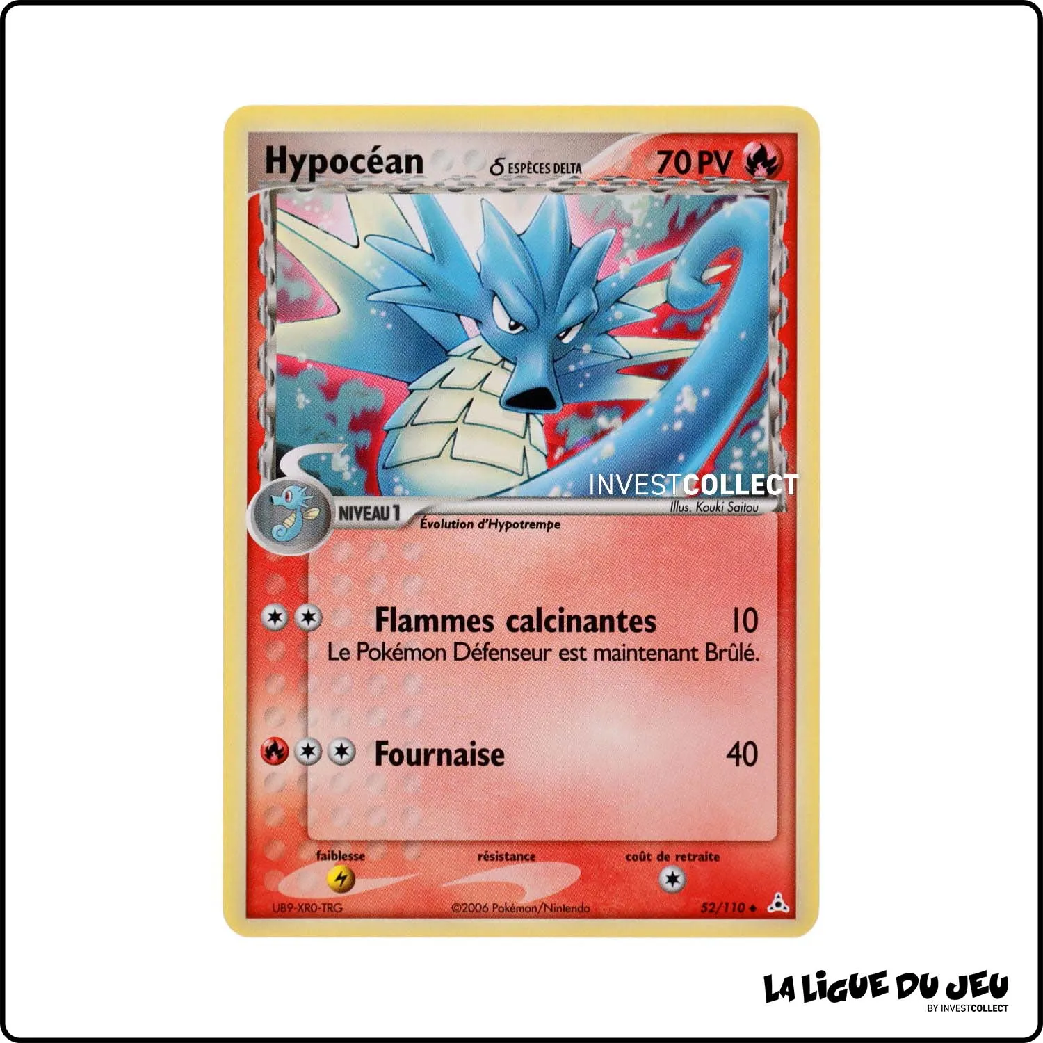 Peu commune - Pokemon - Fantômes Holon - Hypocéan δ 52/110