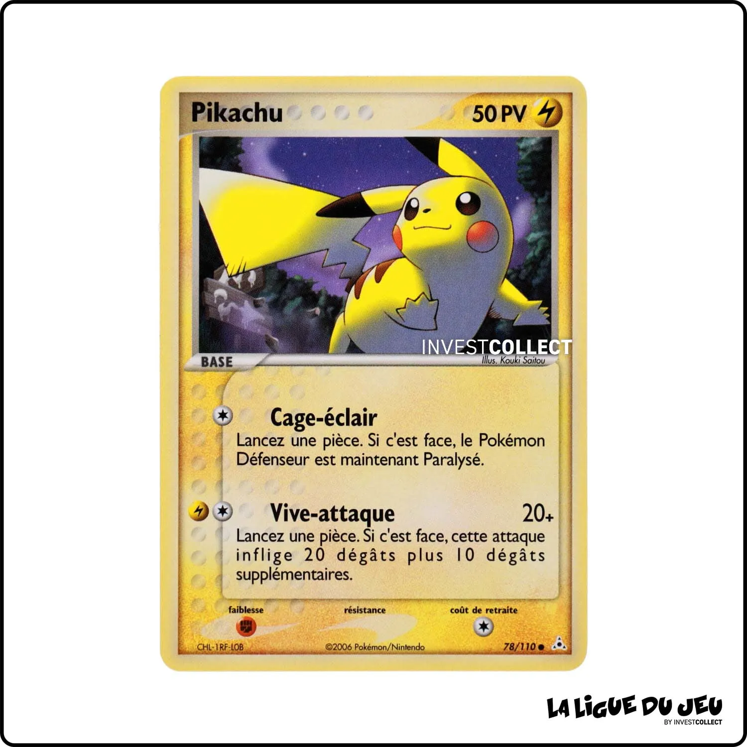 Commune - Pokemon - Fantômes Holon - Pikachu 78/110