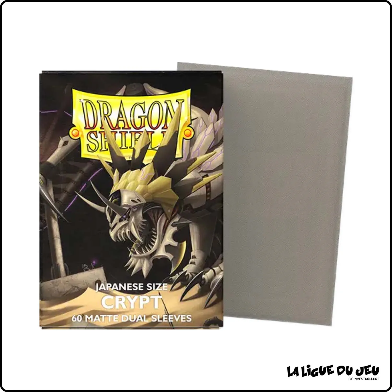 Sleeve - Dragon Shield - Protèges Cartes Mini Dual Matte - Format Japonais - Crypt - par 60