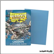 Sleeve - Dragon Shield - Protèges Cartes Mini Dual Matte - Format Japonais - Lagoon - par 60