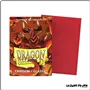 Sleeve - Dragon Shield - Protèges Cartes Mini - Format Japonais - Crimson Classic - par 60