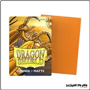 Sleeve - Dragon Shield - Protèges Cartes Mini - Format Japonais - Orange Mat - par 60