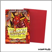 Sleeve - Dragon Shield - Protèges Cartes Mini - Format Japonais - Crimson Mat - par 60