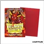 Sleeve - Dragon Shield - Protèges Cartes Mini - Format Japonais - Crimson Mat - par 60