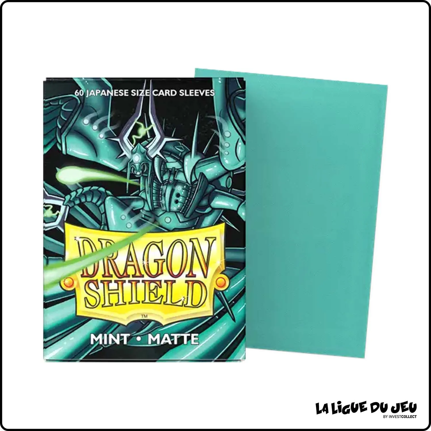 Sleeve - Dragon Shield - Protèges Cartes Mini - Format Japonais - Mint Mat - par 60