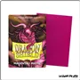 Sleeve - Dragon Shield - Protèges Cartes Mini - Format Japonais - Magenta Mat - par 60