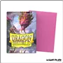 Sleeve - Dragon Shield - Protèges Cartes Mini - Format Japonais - Pink Diamond Mat - par 60