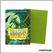 Sleeve - Dragon Shield - Protèges Cartes Mini - Format Japonais - Olive Mat - par 60