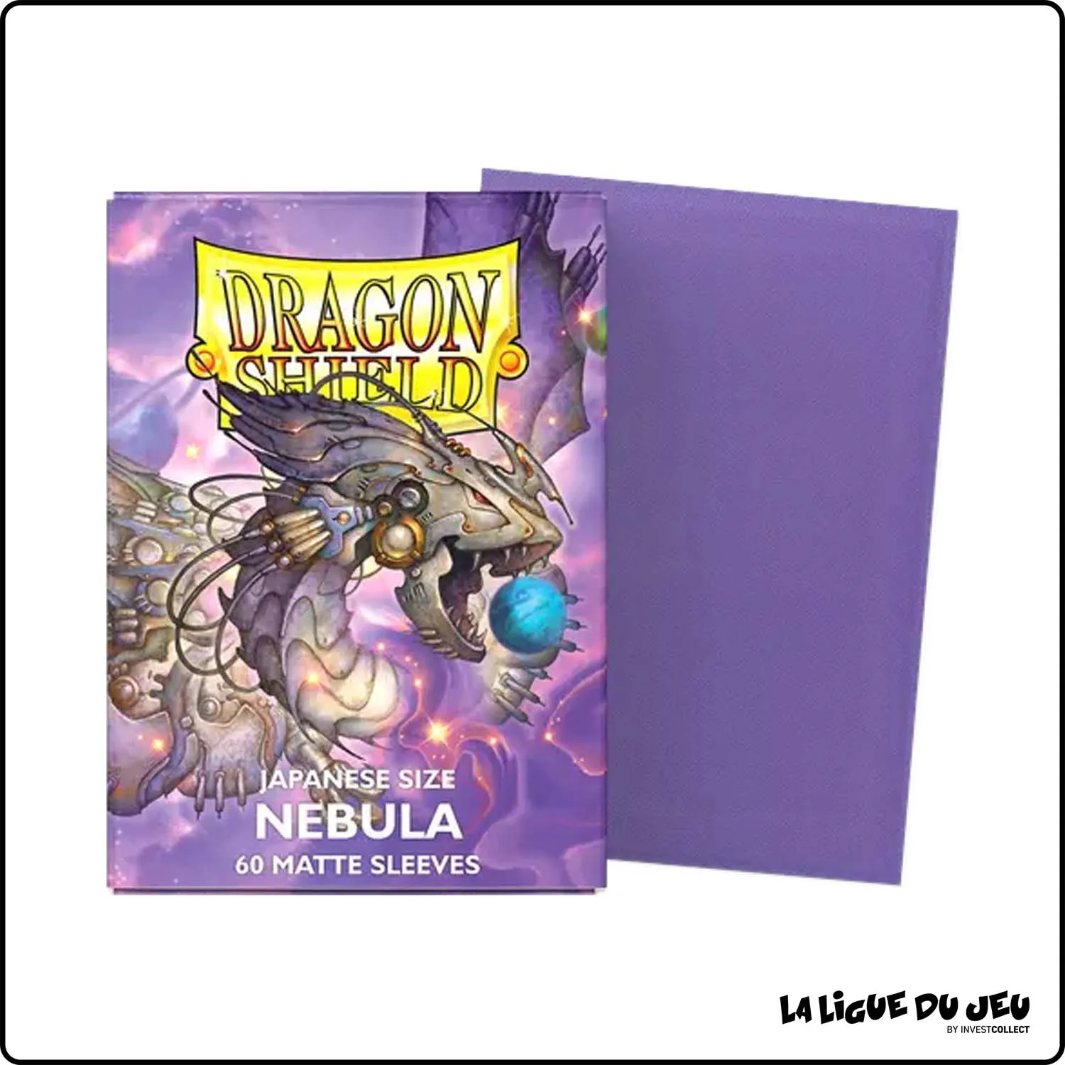 Sleeve - Dragon Shield - Protèges Cartes Mini - Format Japonais - Nebula Mat - par 60