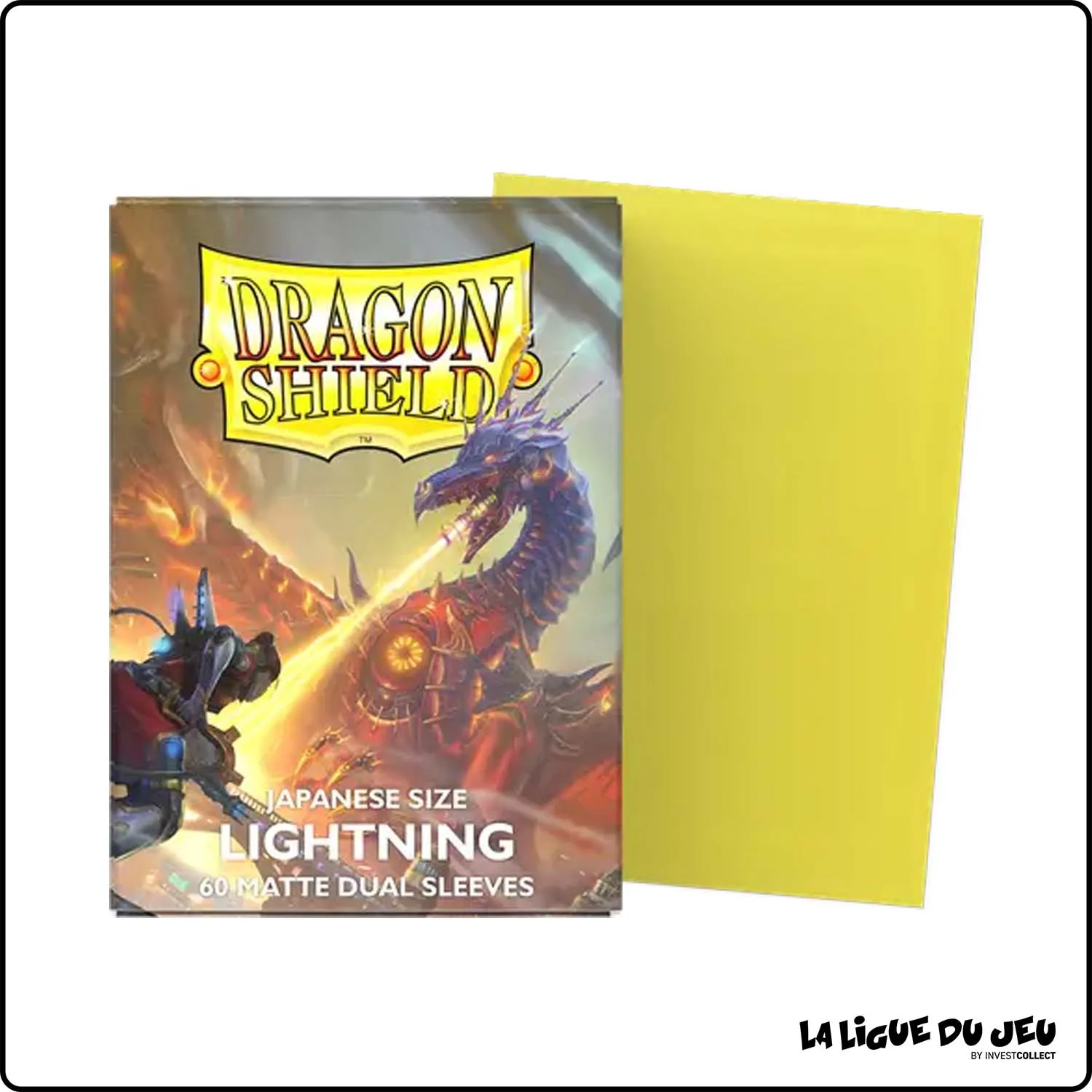 Sleeve - Dragon Shield - Protèges Cartes Mini Matte Dual - Format Japonais - Lightning - par 60