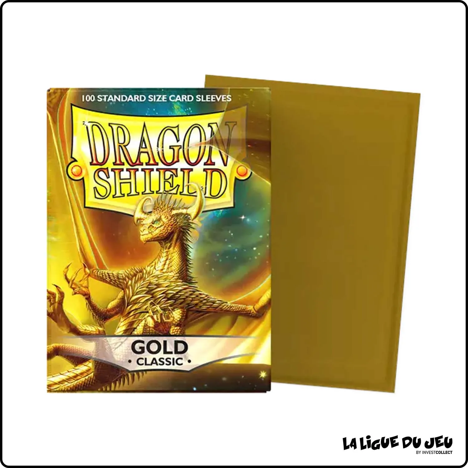 Sleeve - Dragon Shield - Protèges Cartes - Format Standard - Gold Classic - par 100