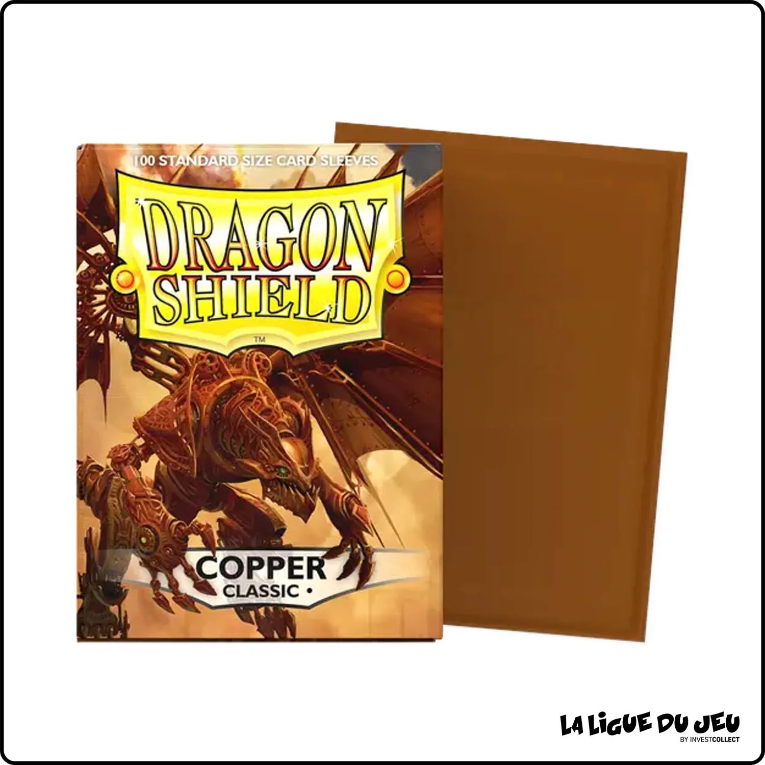 Sleeve - Dragon Shield - Protèges Cartes - Format Standard - Copper Classic - par 100