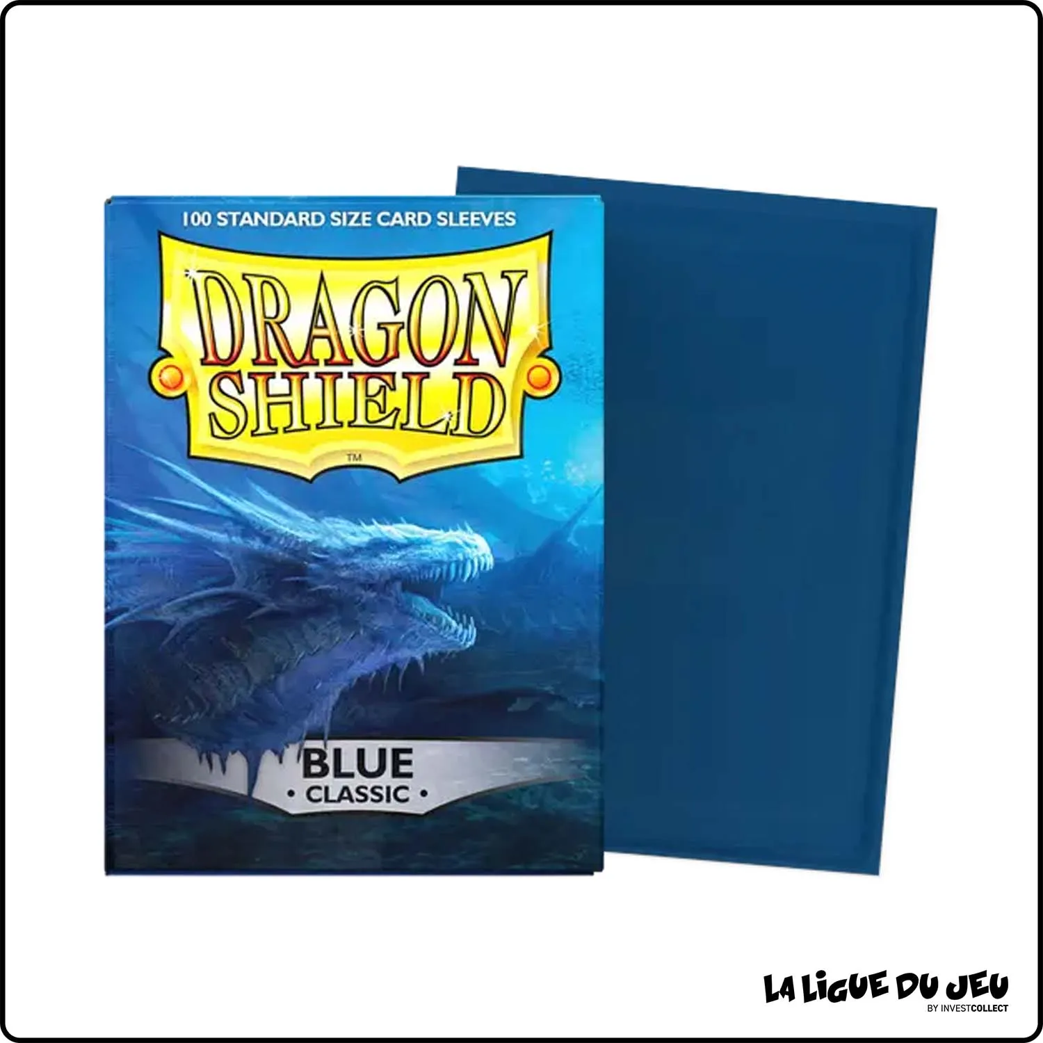 Sleeve - Dragon Shield - Protèges Cartes - Format Standard - Classic Blue - par 100