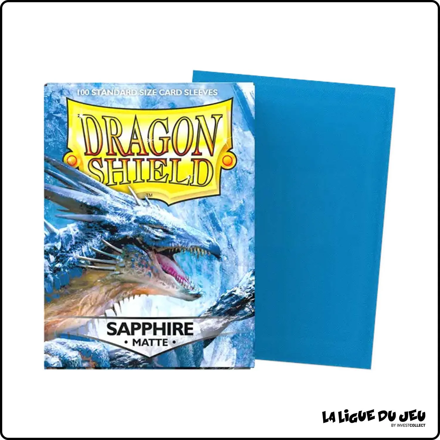 Sleeve - Dragon Shield - Protèges Cartes - Format Standard - Sapphire Mat - par 100