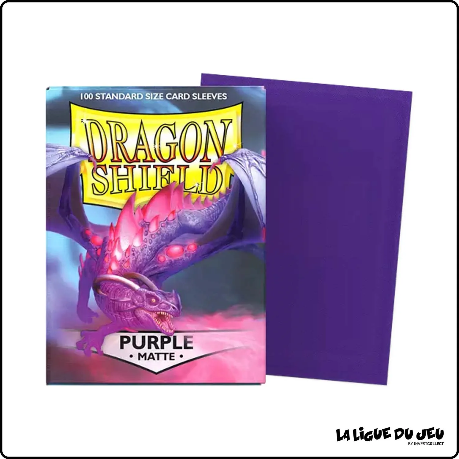 Sleeve - Dragon Shield - Protèges Cartes - Format Standard - Purple Mat - par 100