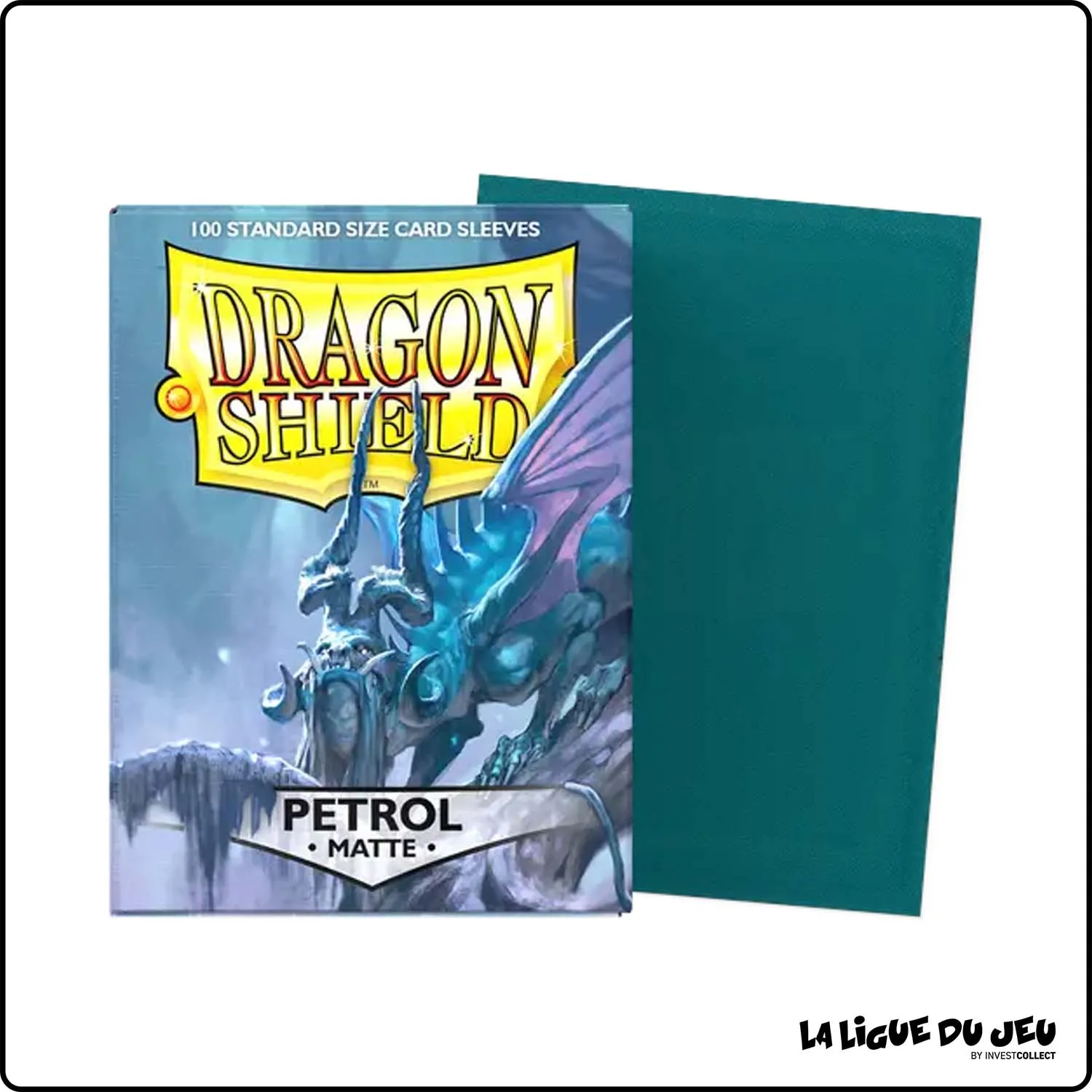 Sleeve - Dragon Shield - Protèges Cartes - Format Standard - Petrol Mat - par 100