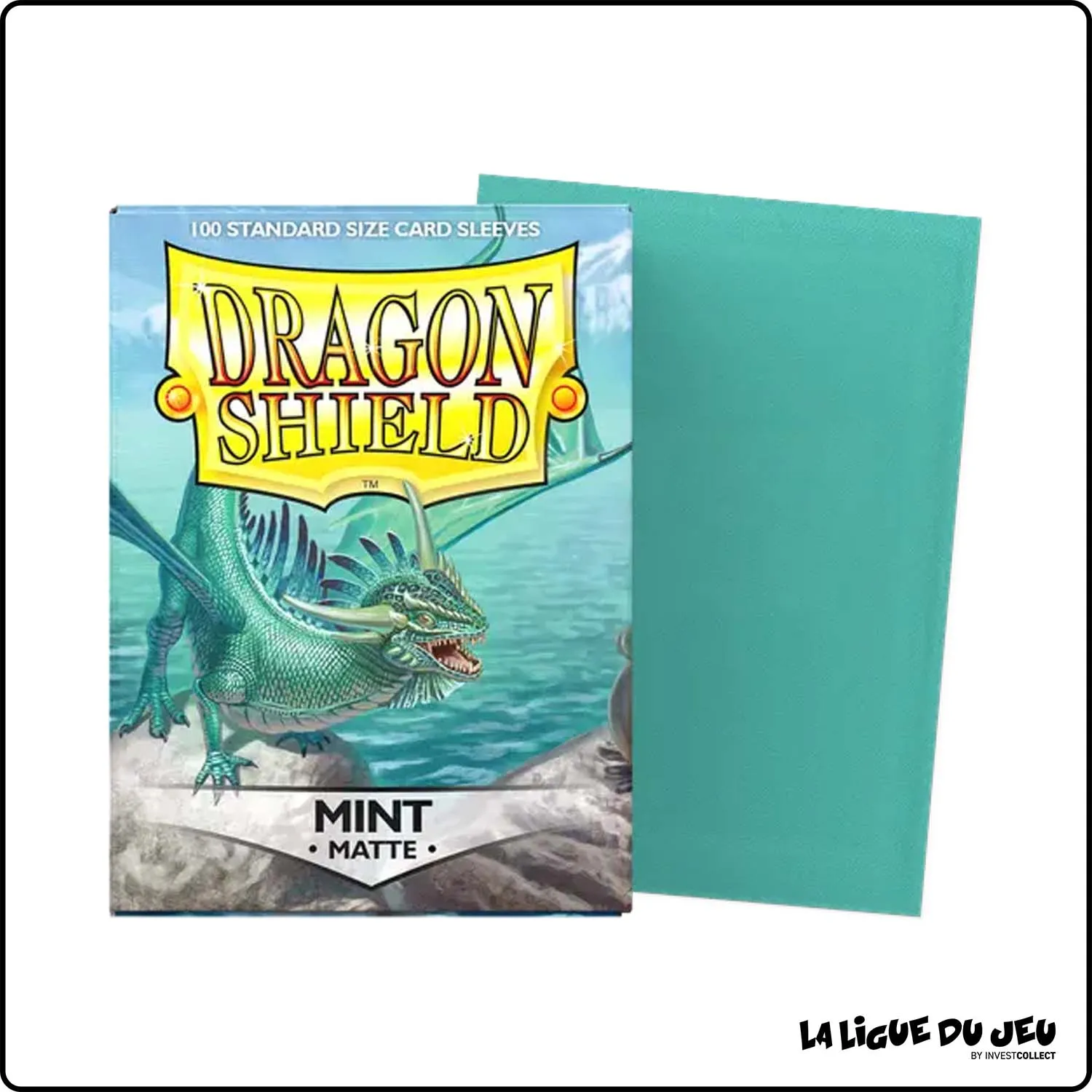 Sleeve - Dragon Shield - Protèges Cartes - Format Standard - Mint Mat - par 100