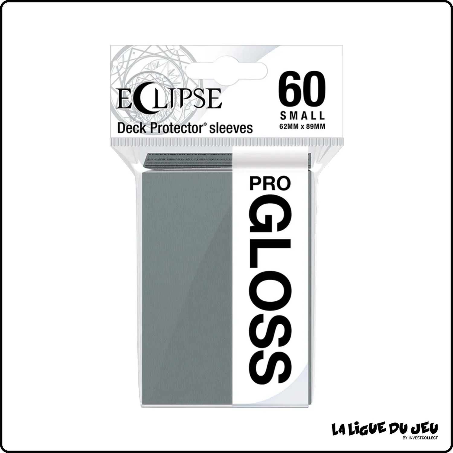 Sleeve - Ultra Pro - Eclipse - Protèges Cartes Small - Format Japonais - Gris - par 60