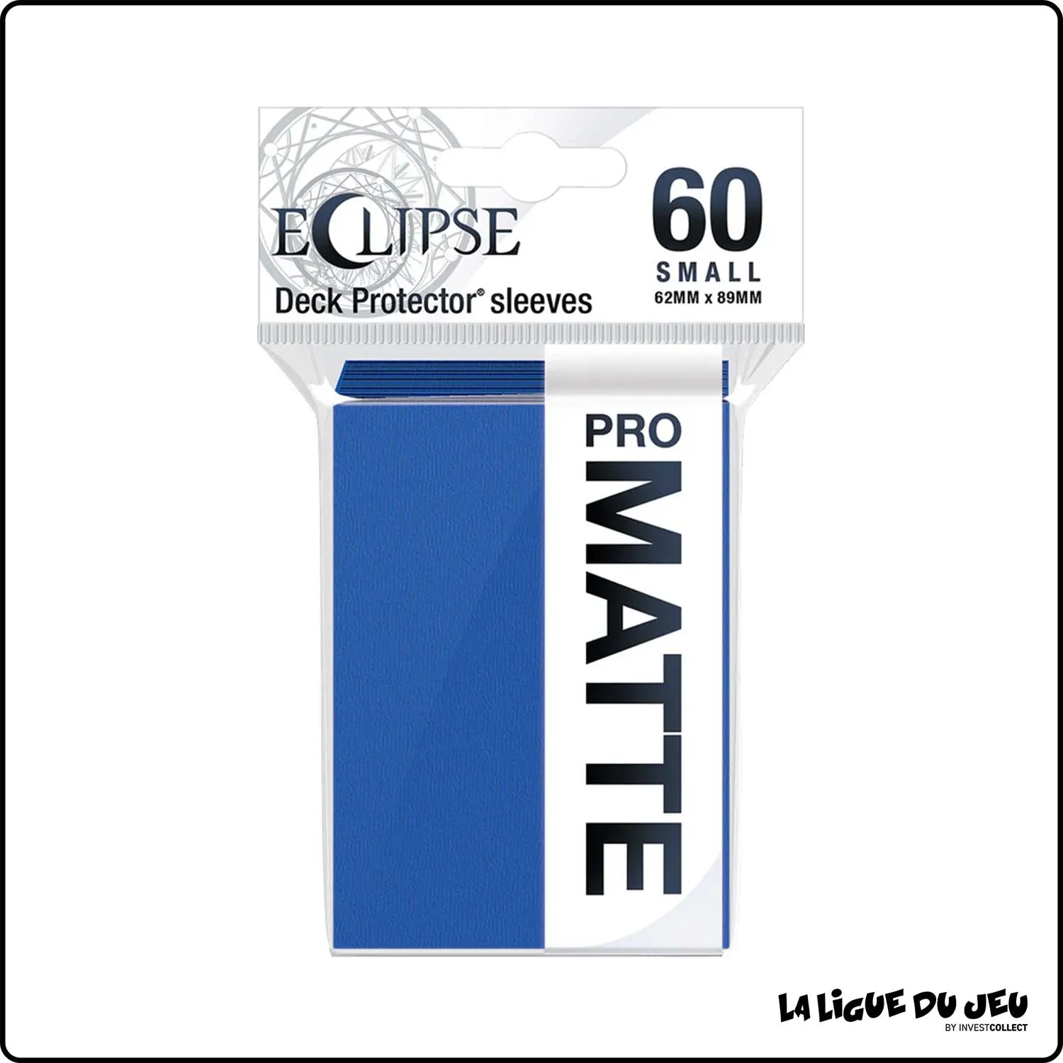 Sleeve - Ultra Pro - Eclipse - Protèges Cartes Small - Format Japonais - Bleu Pacifique Matte - par 60