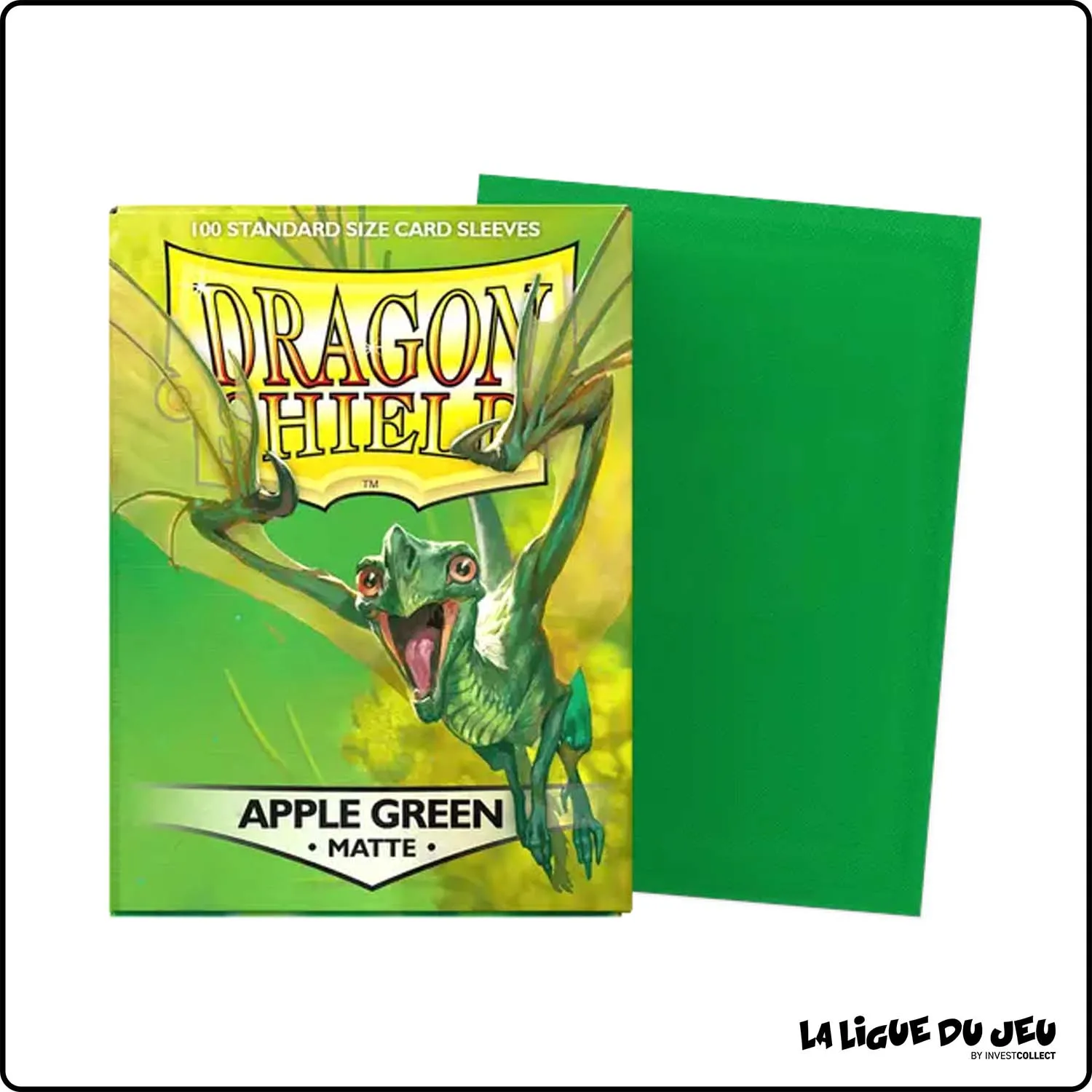 Sleeve - Dragon Shield - Protèges Cartes - Format Standard - Apple Green Mat - par 100