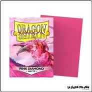 Sleeve - Dragon Shield - Protèges Cartes - Format Standard - Pink Diamond Mat - par 100