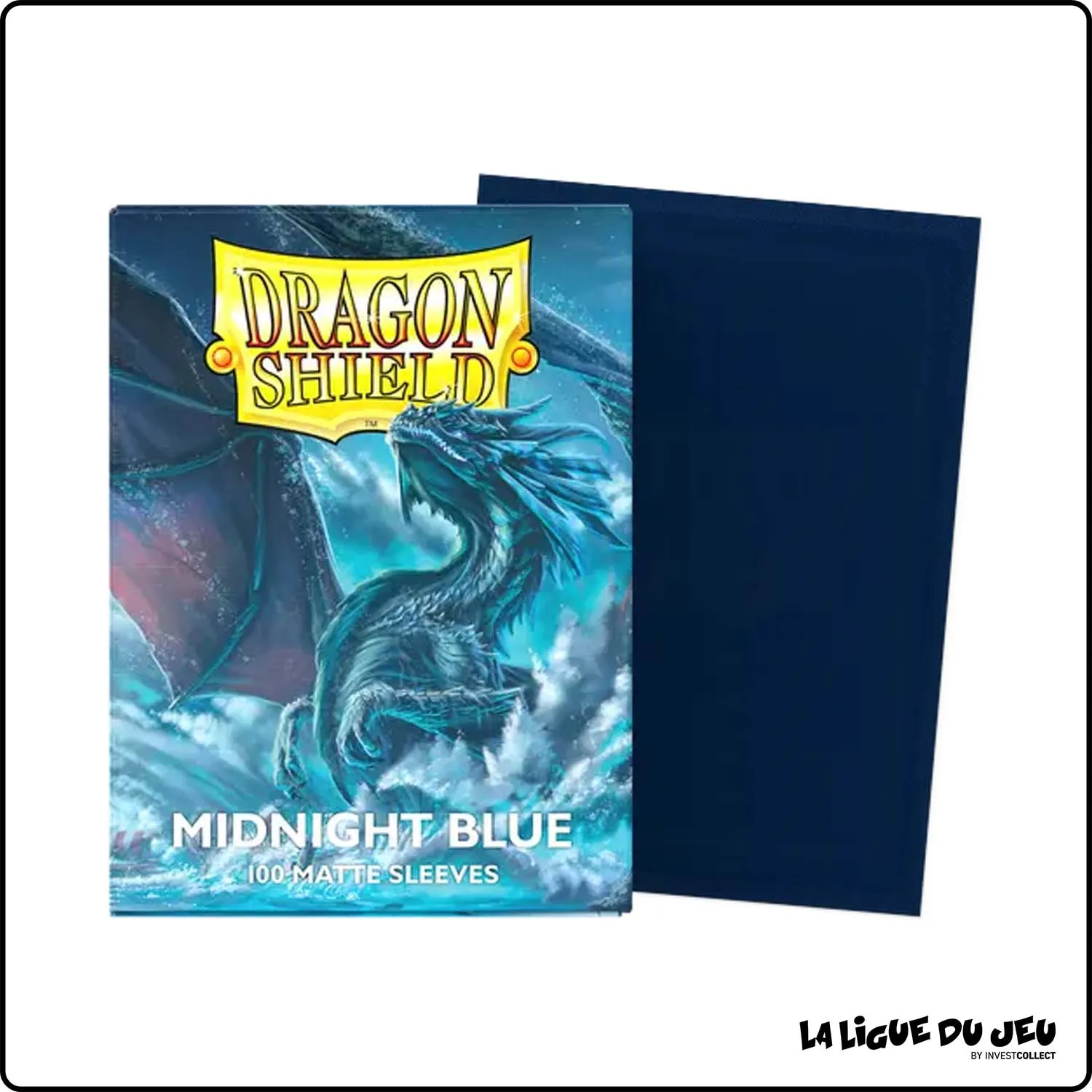 Sleeve - Dragon Shield - Protèges Cartes - Format Standard - Midnight Blue - par 100