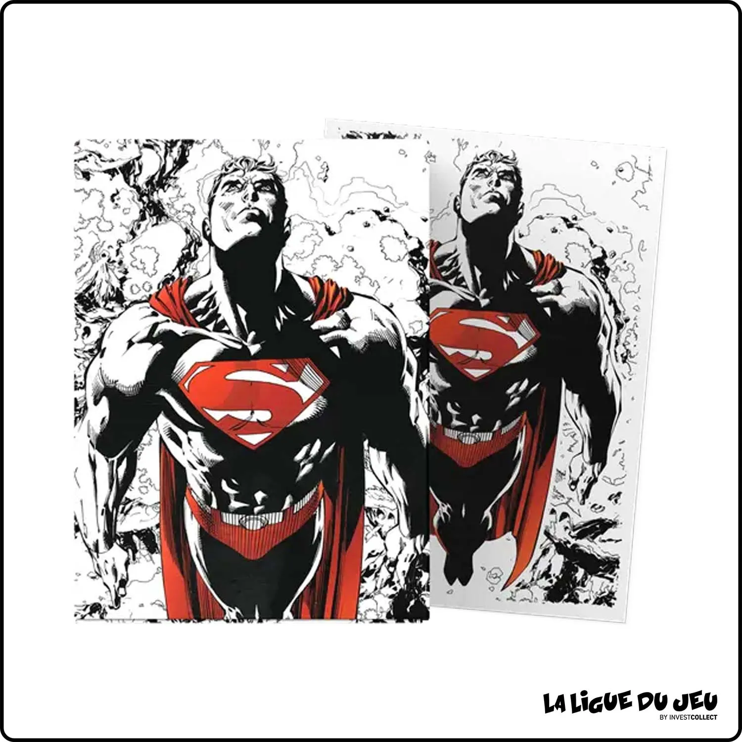 Sleeve - Dragon Shield - Protèges Cartes - Format Standard Art - Superman Rouge - par 100