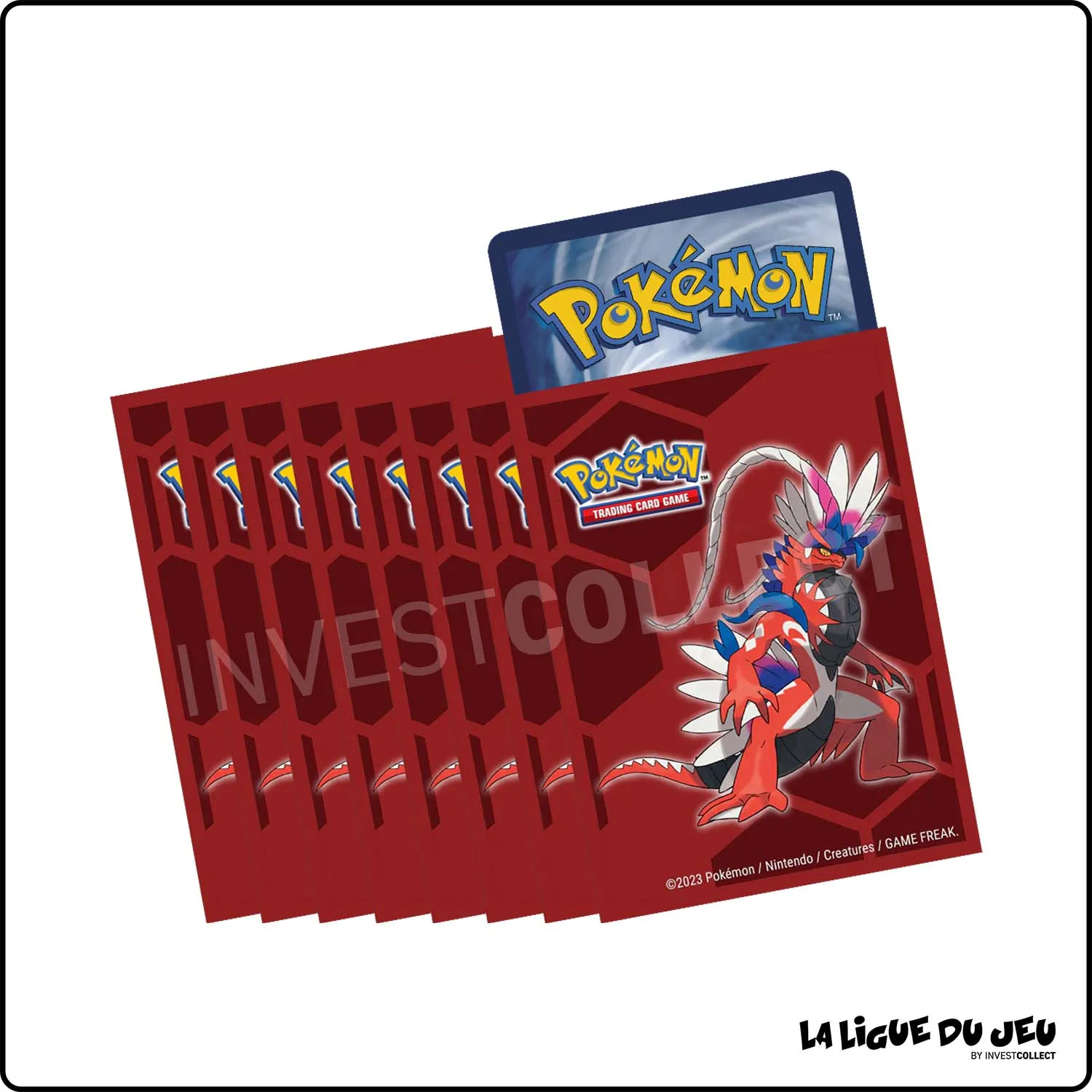 Sleeve - Pokemon - Ultra PRO - Protèges Cartes - Format Standard - Koraidon - par 65