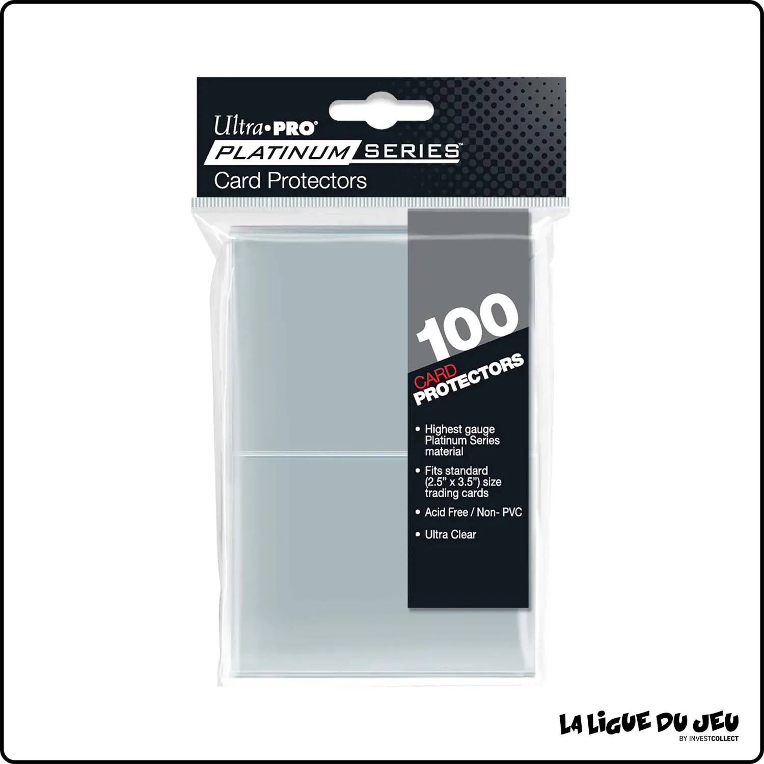 Sleeve - Ultra PRO - Protèges Cartes - Format Standard - Platinum - par 100