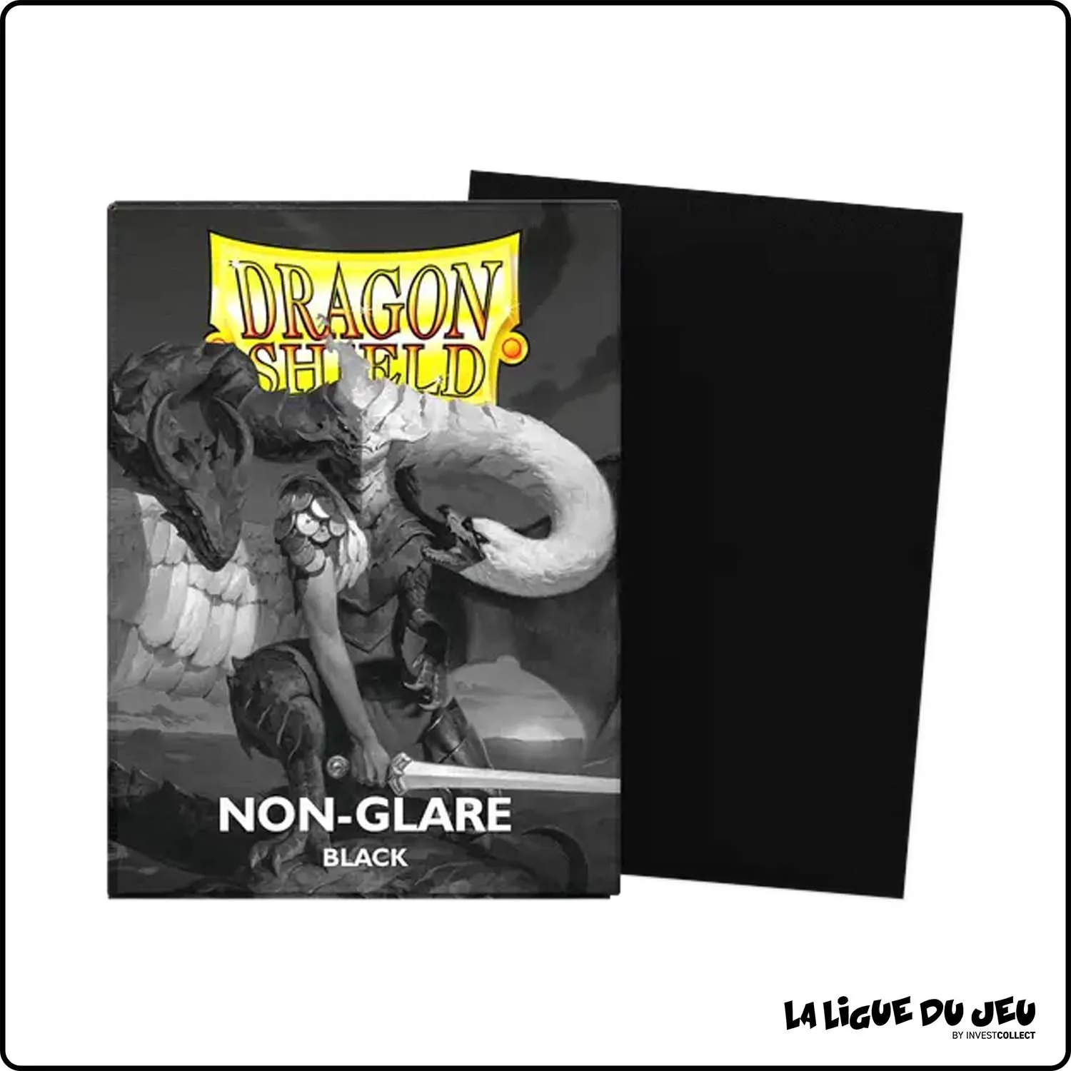 Sleeve - Dragon Shield - Protèges Cartes - Format Standard - Non Glare Black - par 100