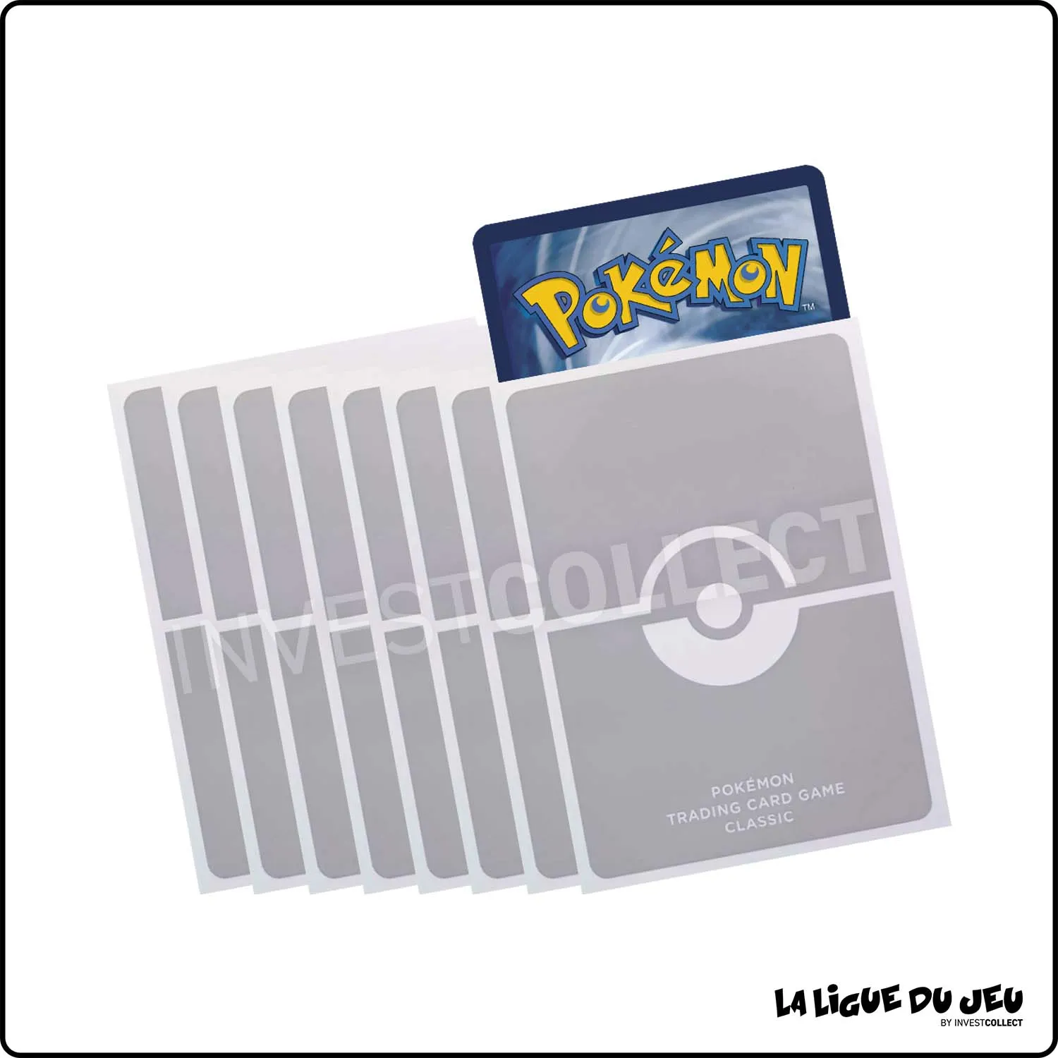 Sleeve - Pokemon - Trading Card Game Classic - Gris Clair - Scellé - par 60