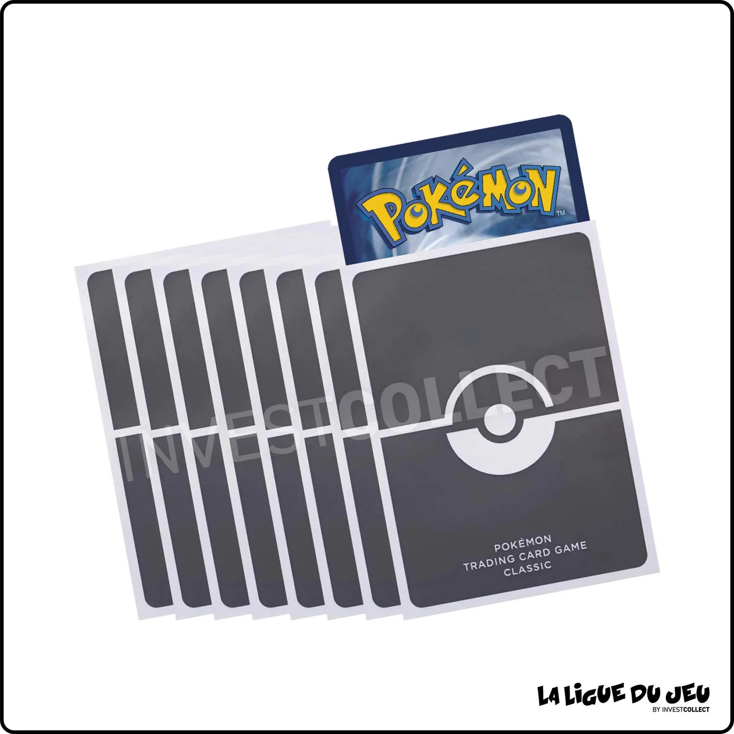 Sleeve - Pokemon - Trading Card Game Classic - Gris Foncé - Scellé - par 60