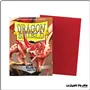 Sleeve - Dragon Shield - Protèges Cartes - Format Standard - Ruby Mat - par 100