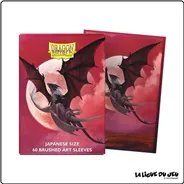 Sleeve - Dragon Shield - Protèges Cartes Mini - Format Japonais - Brushed Art Sleeves: Valentine Dragon 2024 - par 60