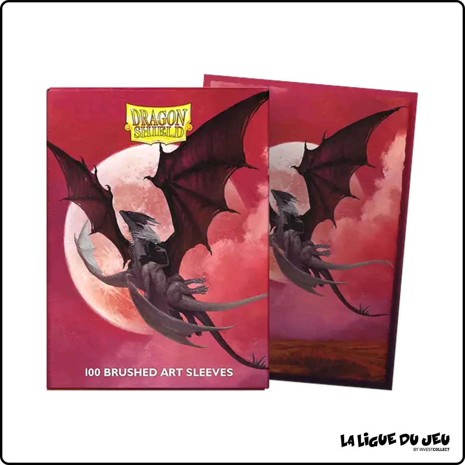 Sleeve - Dragon Shield - Protèges Cartes - Format Standard - Brushed Art Sleeves: Valentine Dragon 2024 - par 100