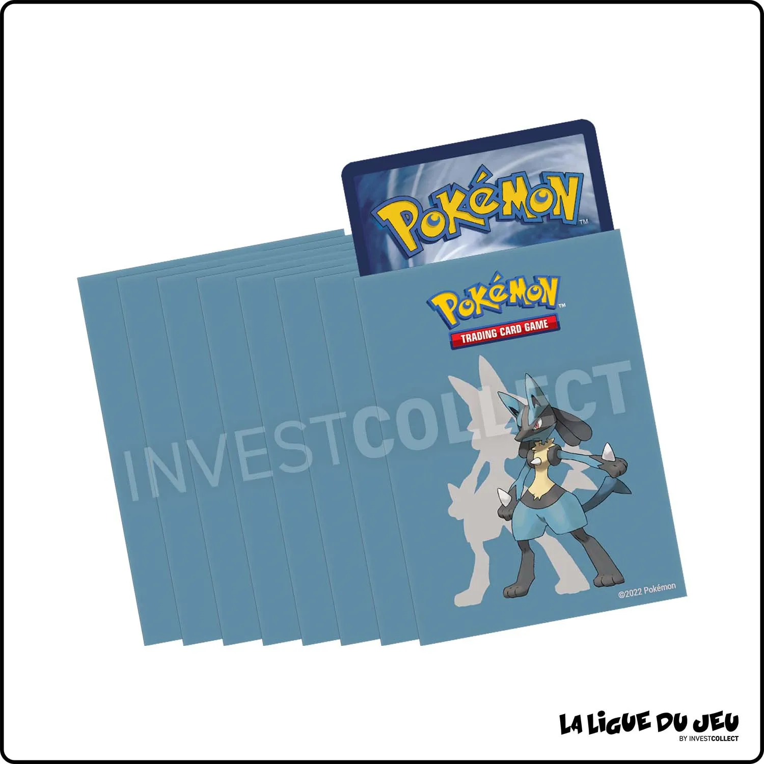 Sleeve - Pokemon - Ultra PRO - Protèges Cartes - Format Standard - Lucario - par 65