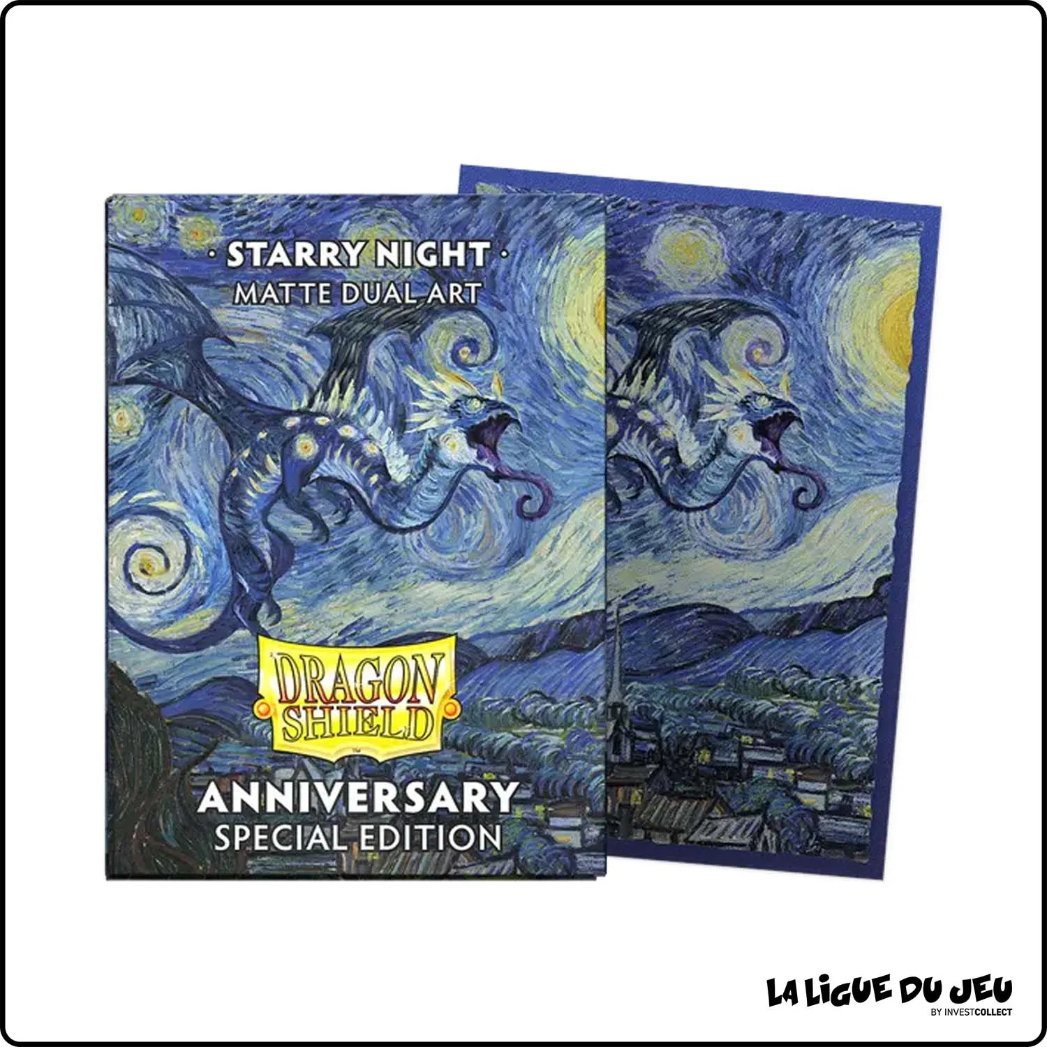 Sleeve - Dragon Shield - Protèges Cartes - Format Standard Art - Starry Night - Anniversary Special Edition - par 100