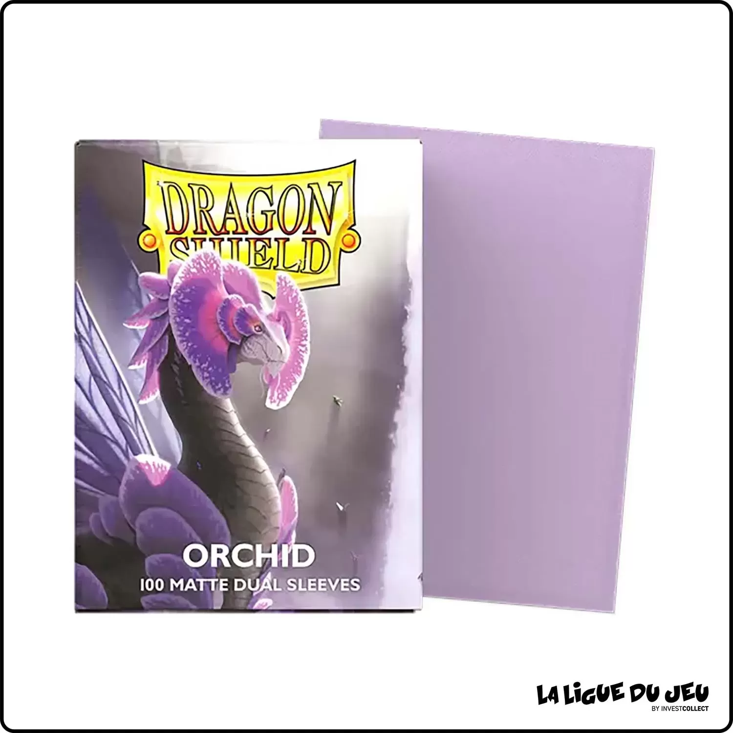 Sleeve - Dragon Shield - Format Standard - Dual Matte - Orchid - Par 100