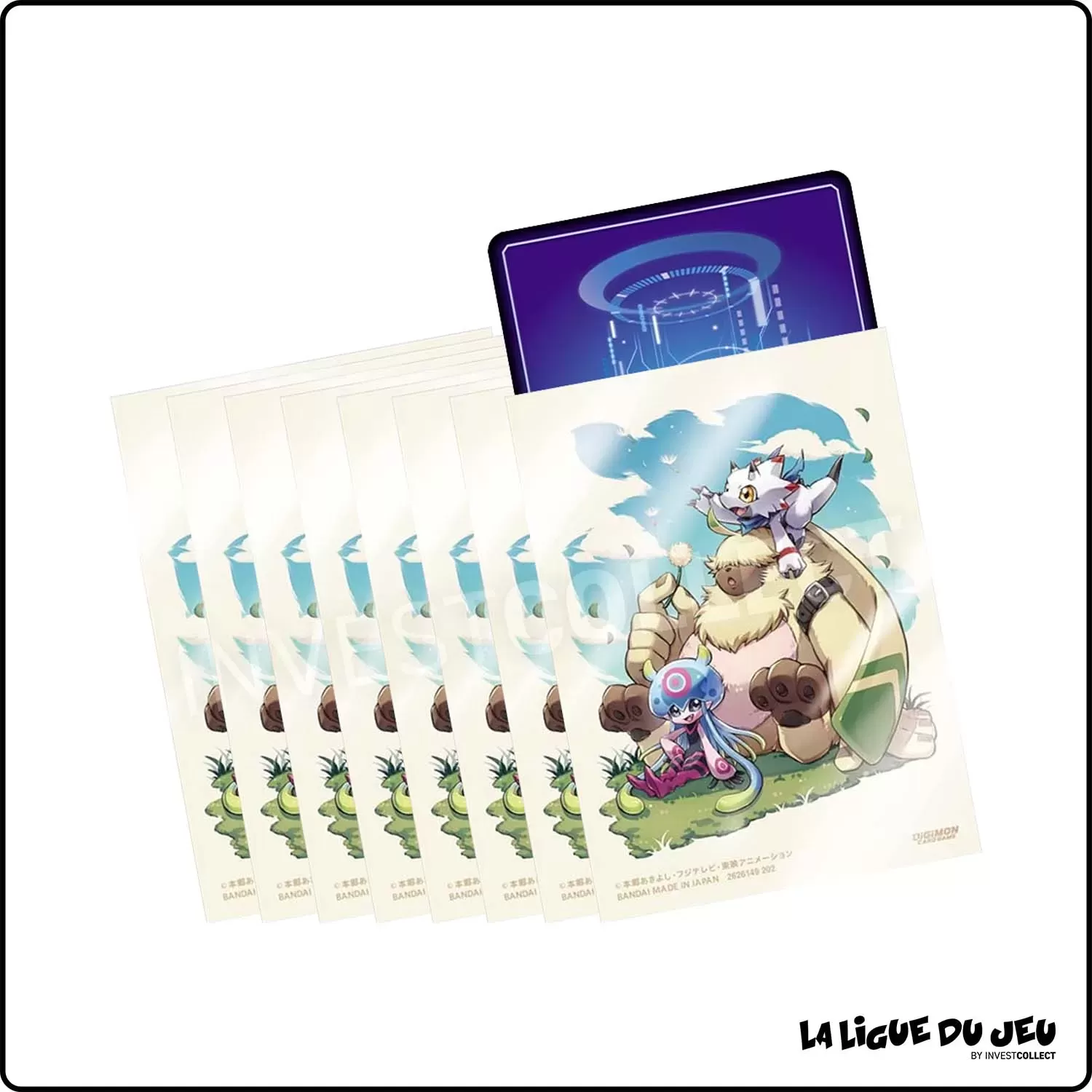 Sleeve - Digimon - Gloss - Gammamon & Co - Par 60