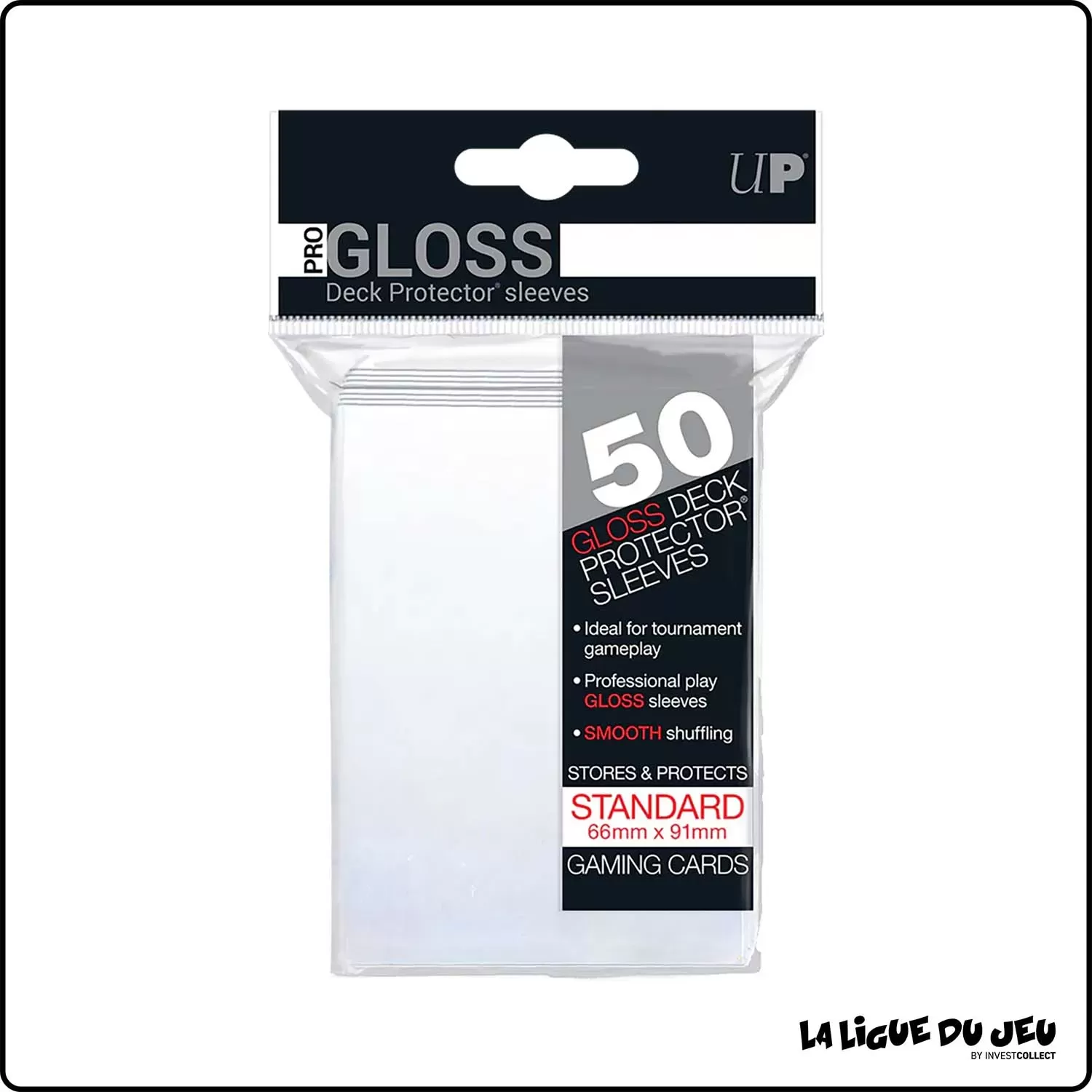 Sleeve - Ultra Pro - Format Standard - Gloss - Transparent - Par 50