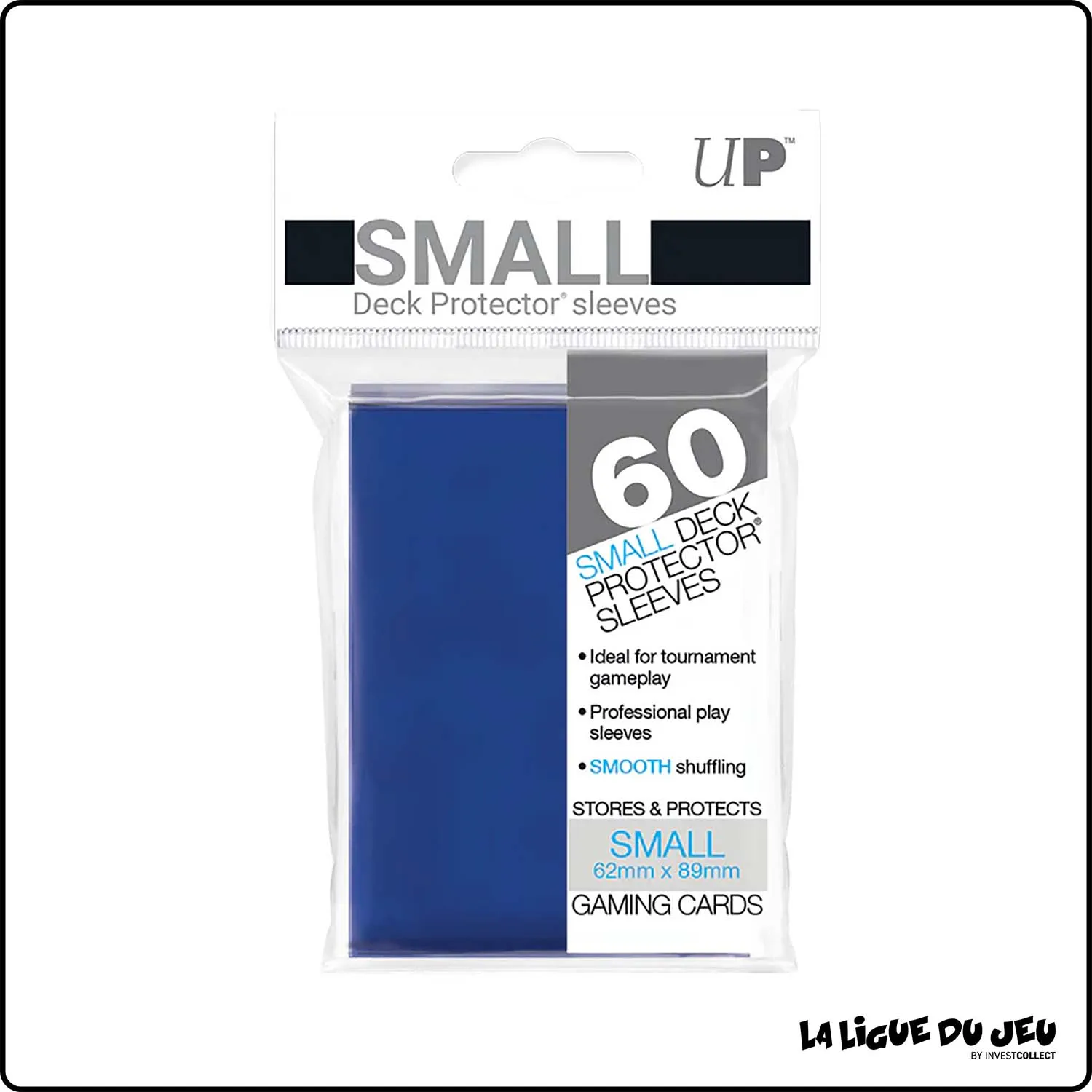 Sleeve - Ultra Pro - Format Mini Japonais - Gloss - Bleu Foncé - Par 60