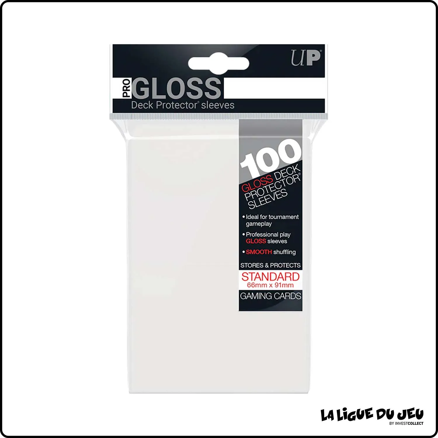 Sleeve - Ultra Pro - Format Standard - Gloss - Transparent - Par 100